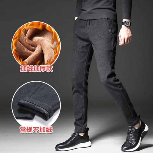 YZ-LC-5616秋冬加绒外穿加厚加棉弹力直筒保暖棉裤 商品图2