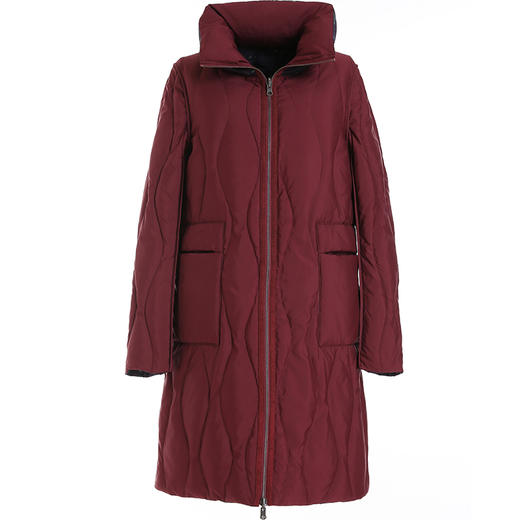 乔万尼冬季白鸭绒羽绒服双面穿宽松中长款EN4T762 商品图4