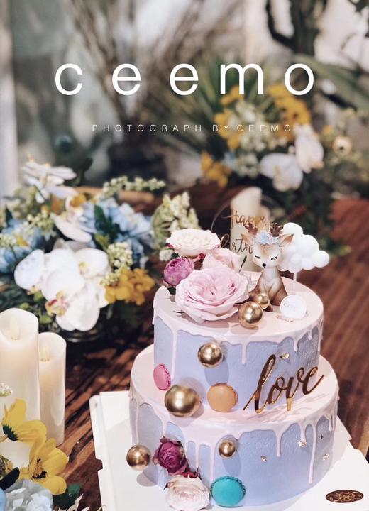 双层  鲜花麋鹿蛋糕 商品图0