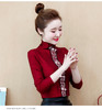 XY-3543秋冬新款时尚洋气半高领修身长袖保暖上衣 商品缩略图0