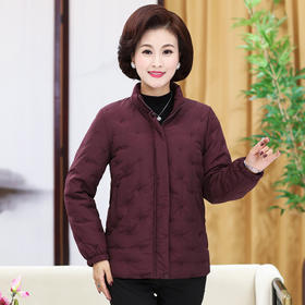 TH 3469 【白鸭绒】羽绒服韩版50-60岁妈妈装冬季新款