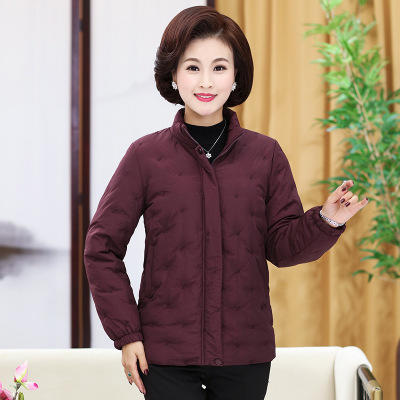 TH 3469 【白鸭绒】羽绒服韩版50-60岁妈妈装冬季新款 商品图0