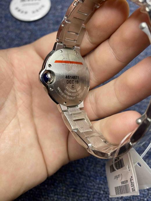 限时特价💰750 定制高版本    卡地亚 蓝气球系列 粉气球 中号33mm女士腕表，316L精钢表带 鱼眼蓝宝石镜面，瑞士石英机芯 认准独家品质！ 商品图5