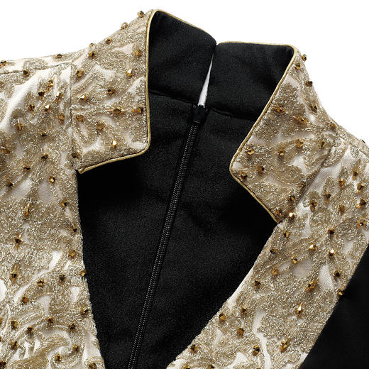 DLQ-A1790冬季长款优雅年轻款改良旗袍 商品图2