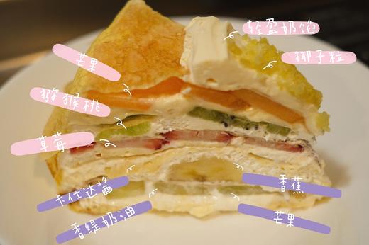 水果Disco|水果奶油千层，4种夹心，让你一次吃过瘾！ 商品图2