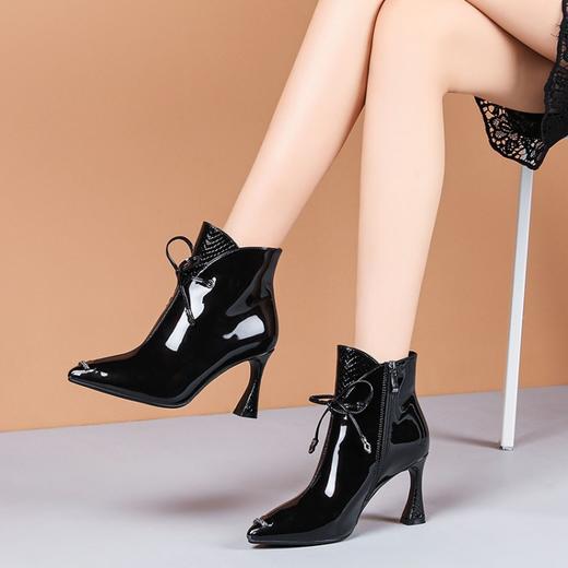 XY-A0845秋冬新款尖头马蹄高跟女鞋 商品图2