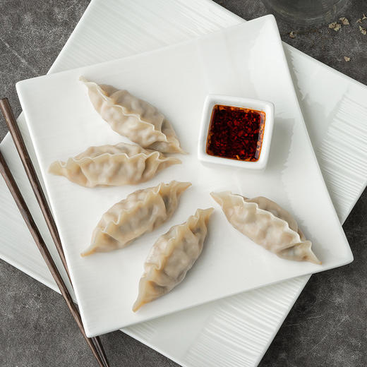 【备用】必品阁王饺子鲜菜猪肉馅600g 商品图1