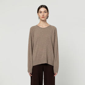 322经典款女士无染色纯羊绒插肩袖圆领套头衫