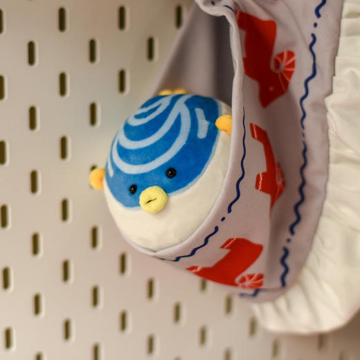 博物文创 捏捏河豚毛绒玩具慢回弹减压球解压球毛绒公仔摆件 商品图1