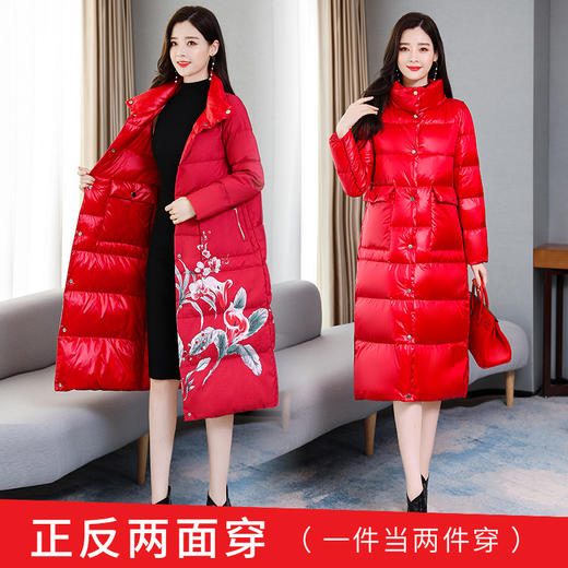 LYHB-5024韩版修身气质显瘦两面穿羽绒棉服外套 商品图1