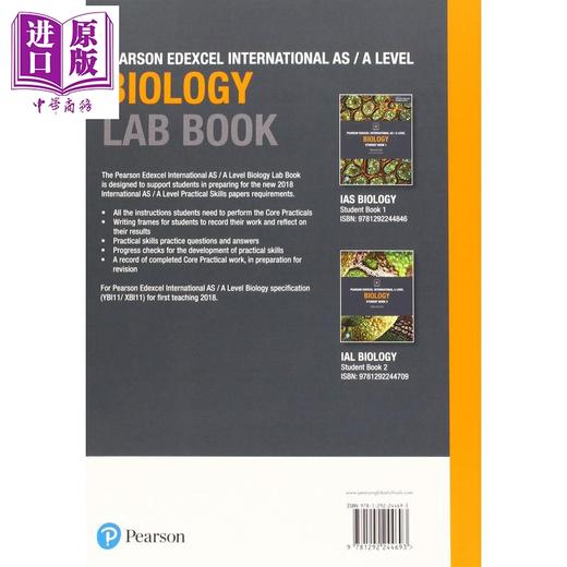 【中商原版】爱德思国际AS&A水平生物套装2册 英文原版 Edexcel International AS&A Level Biology SET(2 books) 商品图3