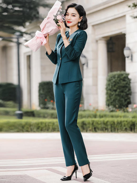 FH-1352秋冬新款时尚高端职业套装 商品图1