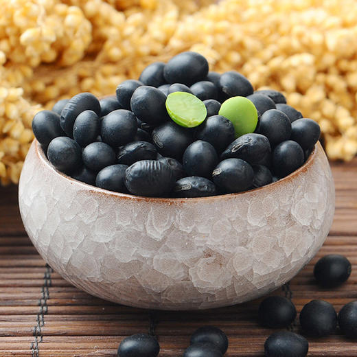东北有机黑豆东北农家杂粮粗粮绿芯黑豆400g4袋