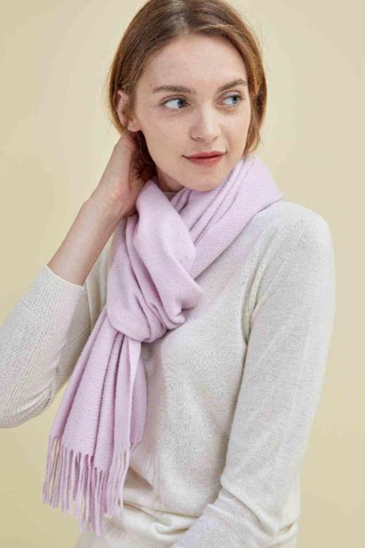 水波纹羊绒大披肩 SJF18P701N 商品图5