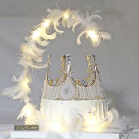 【优品系列】---【单层羽毛皇冠】【054】