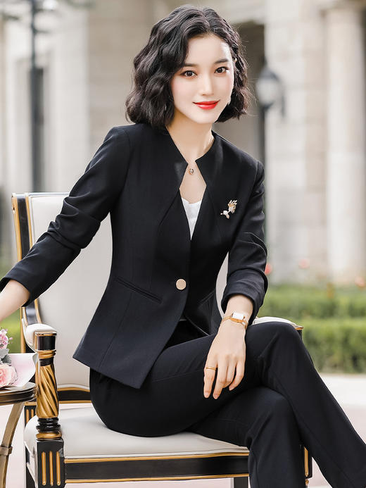 FH-1352秋冬新款时尚高端职业套装 商品图2