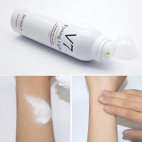 泊泉雅v7防晒喷雾懒人素颜霜防晒霜女户外隔离霜遮瑕裸妆学生全身