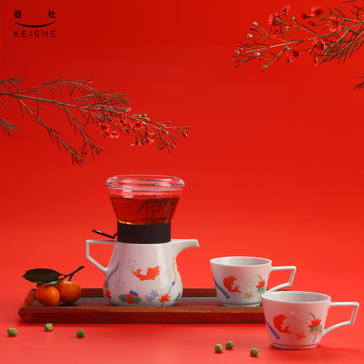 器社 锦鲤茶具套组一壶两杯 商品图3