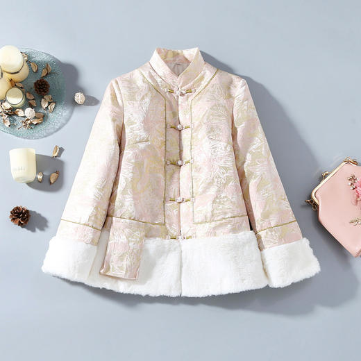 ZSM-191116冬季新款年轻改良旗袍唐装外套 商品图3