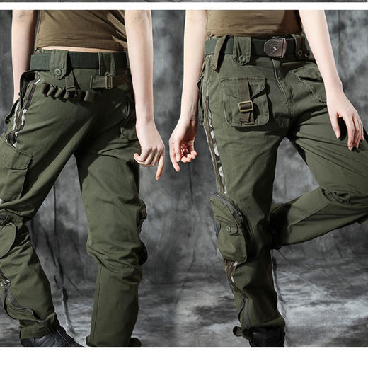 裁缝学苑 AG12女士工装裤休闲高腰直筒裤11服装裁剪图牛皮纸样 商品图1