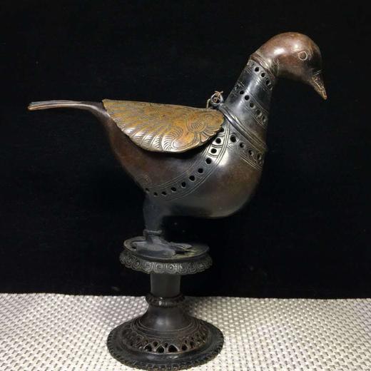 纯铜鸽子熏炉 商品图3