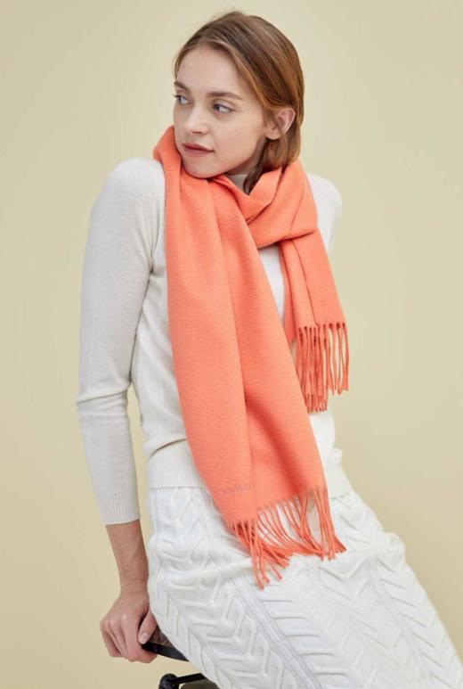 水波纹羊绒大披肩 SJF18P701N 商品图1