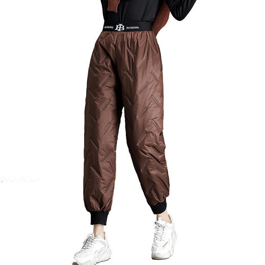 YQ-冬季外穿高腰休闲运动英伦风保暖时尚加厚宽松大码棉裤 商品图4