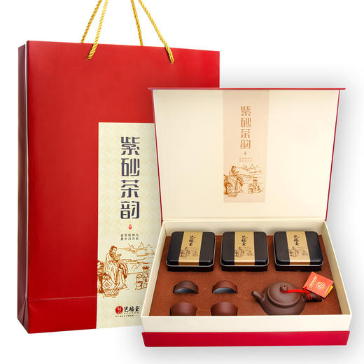 【品牌直发】【优选】艺福堂 特级清香型   安溪原产铁观音  紫砂茶韵礼盒168g/份 商品图3