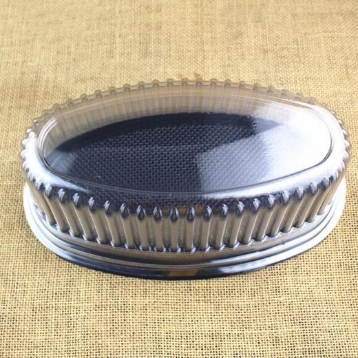 F70慕斯盒100个装  乳酪蛋形蛋糕吸塑盒 椭圆形奶酪芝士包装盒 商品图1