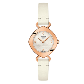 Tissot 天梭伊婷系列T113.109.36.116.00皮带石英女表