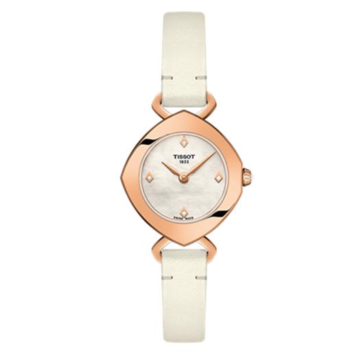 Tissot 天梭伊婷系列T113.109.36.116.00皮带石英女表 商品图0