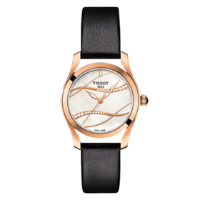 Tissot 天梭海浪系列皮带石英女表T112.210.36.111.00
