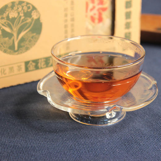 晋丰厚百年老茶号 安化黑茶2018年金花天尖散茶（300克） 商品图3