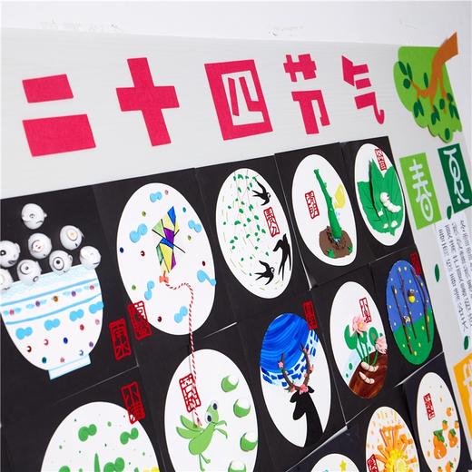 幼儿园大型主题环创材料墙不织布背胶贴安全环保二十四节气 商品图4
