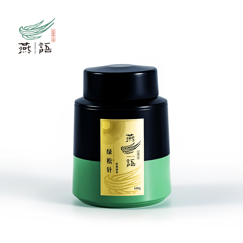 燕语绿松针铁黑绿罐(绿茶)
