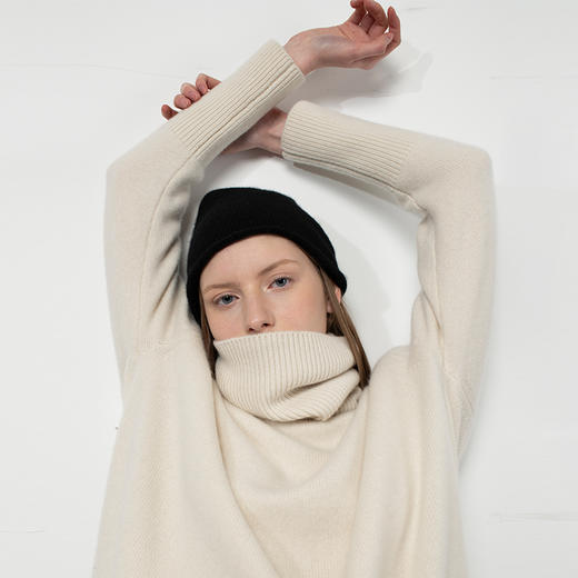 322工房 纯山羊绒 针织圆帽 商品图2