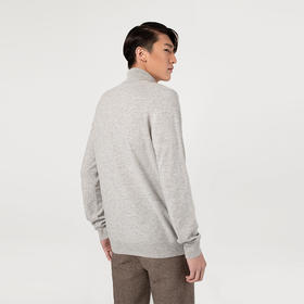 2020经典款男士纯山羊绒高领套头衫