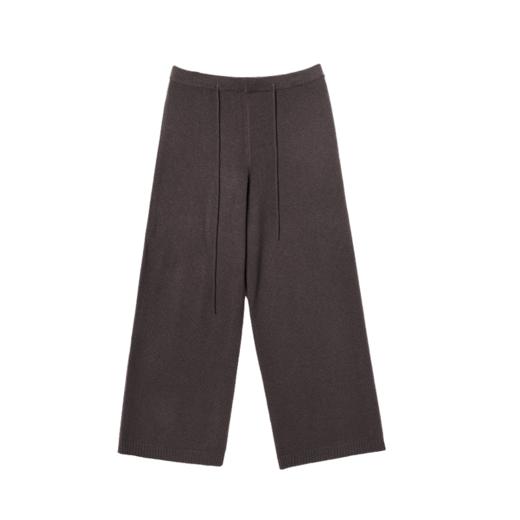 322经典款女士纯山羊绒宽松阔腿裤 商品图4