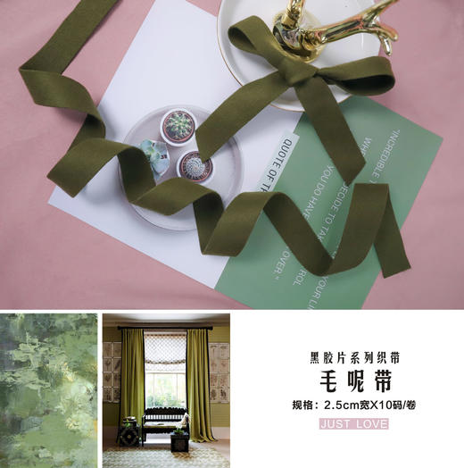 【圣诞捡漏蝴蝶结】2.5cm毛呢带 商品图10