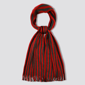 CESARE BRUNI品牌，竖条针织长巾 47123