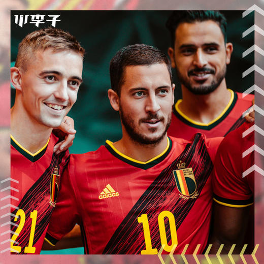 ADIDAS/阿迪达斯  欧洲杯 比利时主场 短袖比赛服球迷版球衣EJ8546 商品图0