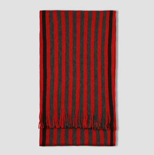 CESARE BRUNI品牌，竖条针织长巾 47123 商品图5