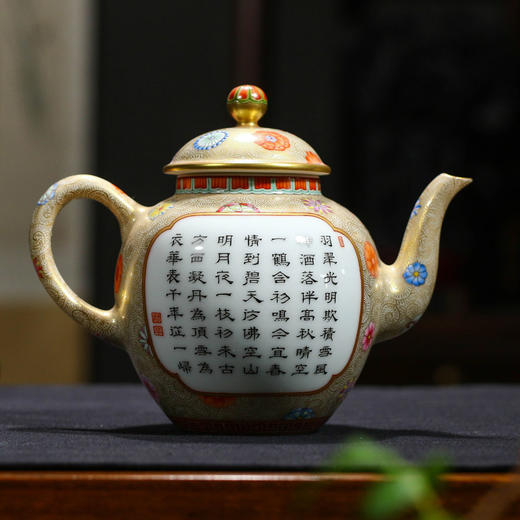 宝瓷林松鹤延年春光壶（限量收藏款） 商品图1