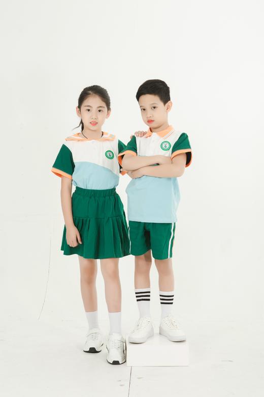 仓库有货福建师范大学附属小学校服男女夏装