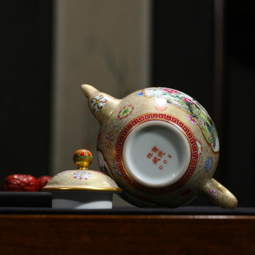 宝瓷林松鹤延年春光壶（限量收藏款） 商品图4