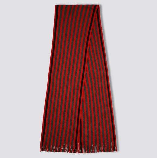 CESARE BRUNI品牌，竖条针织长巾 47123 商品图2