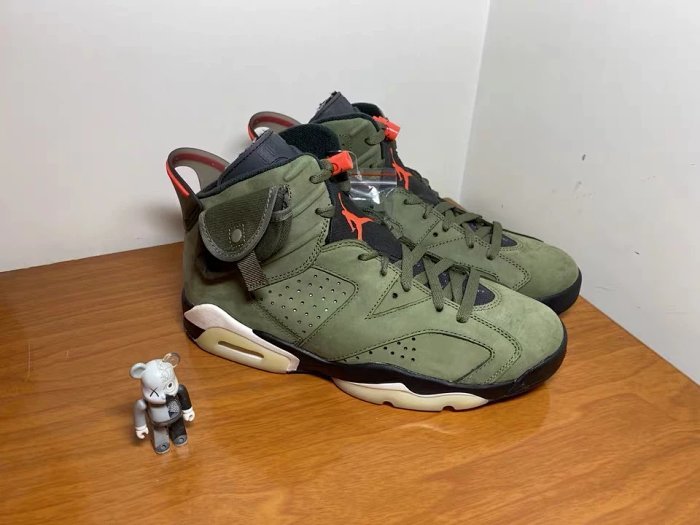 超级重磅!最新发售 ts联名版aj6鬼脸橄榄绿