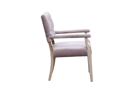 NS家居nsfurniture软包布艺拉点扶手椅NSAC-3134 商品图2