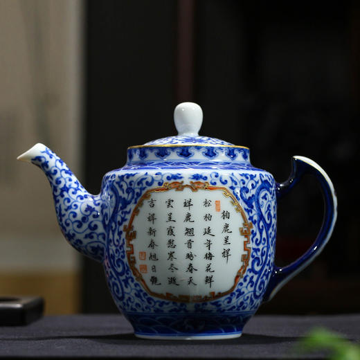 宝瓷林青花一路高升执壶（限量收藏款） 商品图1