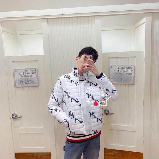 换季特价啦，Tommy Hilfifer p棉印花轻薄棉服 商品图1